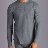 Men's WAFFLE Thermal Crewneck