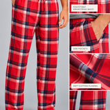 Men's Jersey/Flannel 2-Piece Pyjama Set