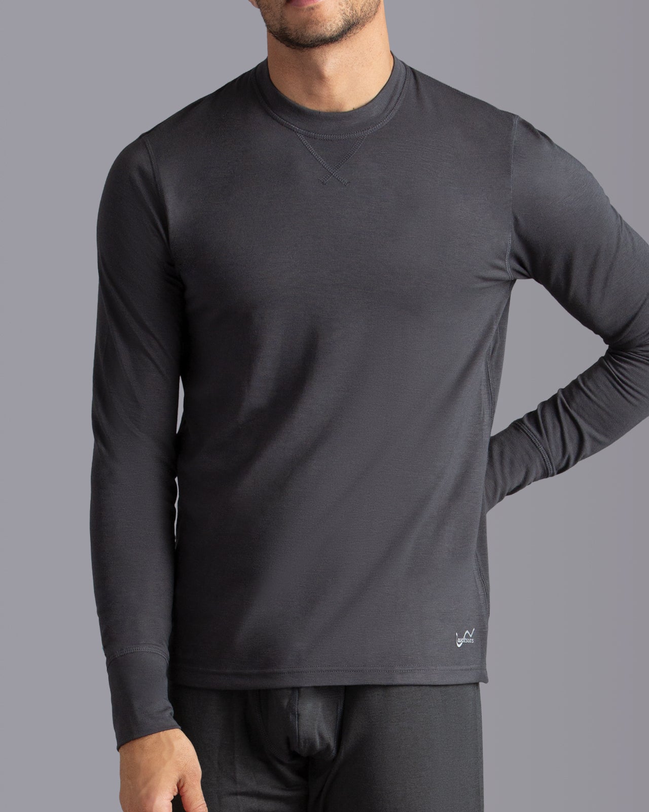 Watson's Men's Performance Base Layer Thermal Long Sleeve Top