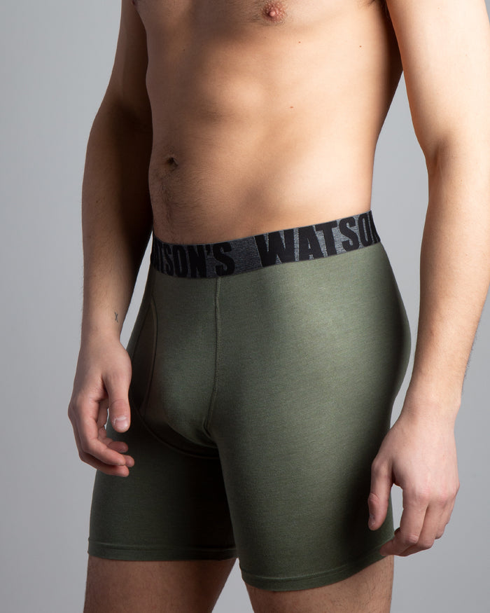 Men's Premium Underwear Boxer Briefs - Modal® Cotton Black